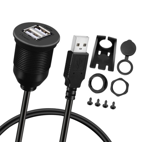 Wasserdichtes Datenkabel Dual-USB-Autoladegerät Mit 2 Anschlüssen - 第 4/12 張圖片