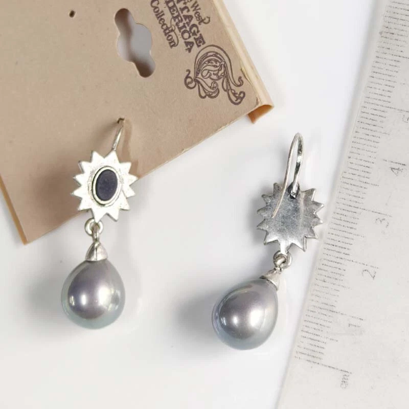 Nuevos Pendientes Colgantes Nine West Floral Cuentas Regalo De Colección Mujeres Fiesta Vacaciones Joyería Foto 3 de 3