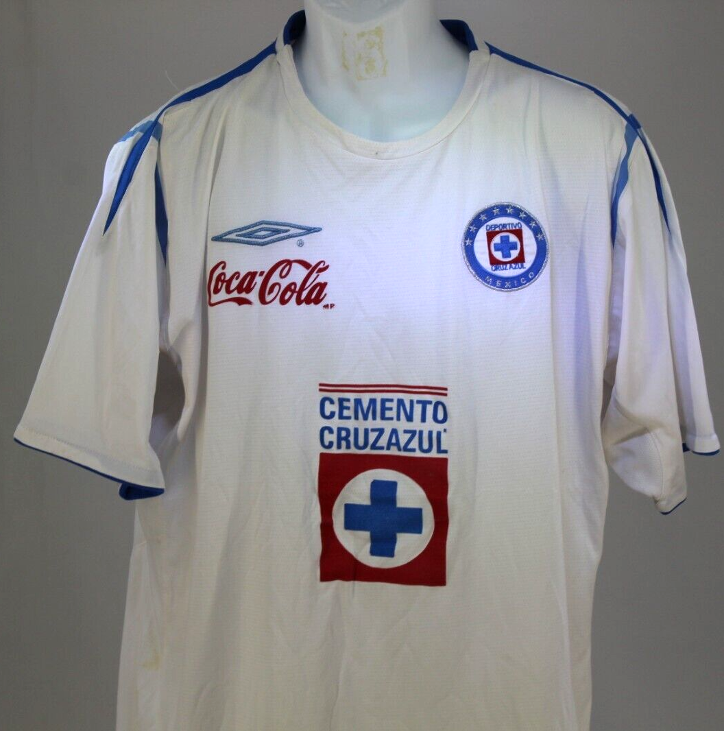 Club Deportivo Cruz Azul Authentic Umbro Jersey size XLarge 2003