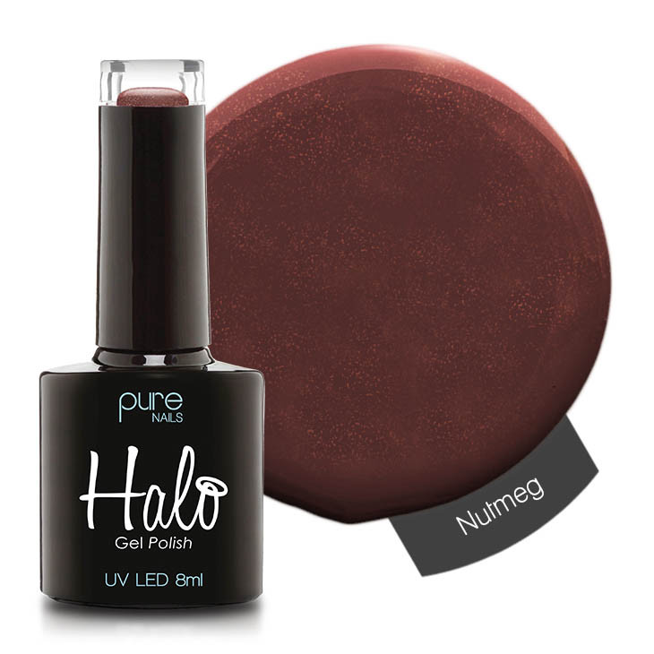 Pure Nails Halo UV LED Gel Polish (Nutmeg) 8ml - FAST DISPATCH & DELIVERY