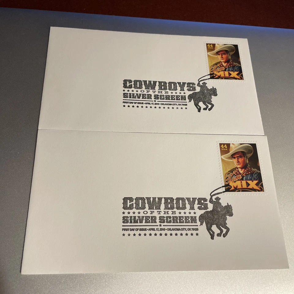 April 17, 2010 - Cowboys of The Silver Screen First Day Cover (44c) - Lot of 8 - Image 2 of 4