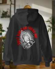 Only God Can Judge Me Praying Hands Graphic Hoodie To Match J1 Mid Lightly Shoe