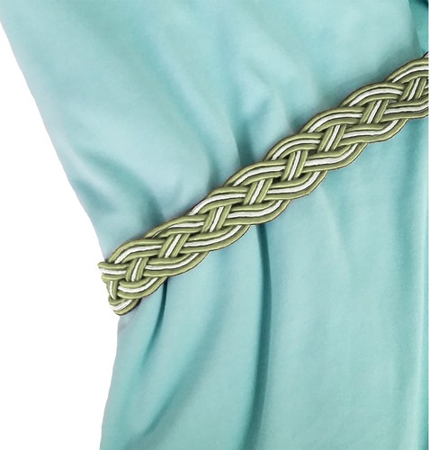 Pair of Braided Tiebacks Tie Back Rope Curtains Holdbacks Curtain & Voile - Picture 10 of 20