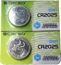 CR2025 2PK 3V LITHIUM (GREAT EXP 12/29) DL2025 ECR2025 280-205 FREE SHIPPING