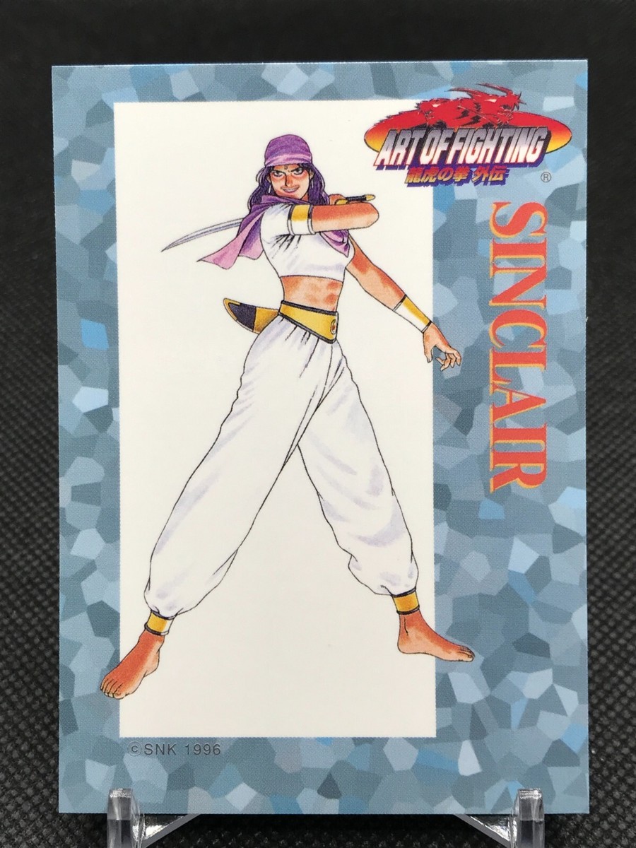 Sinclair ART OF FIGHTING SNK Trading Cards Gamest Rare Made in