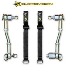 Rock Krawler Front Sway Bar Disconnects w/Straps For 18+ Jeep Wrangler/Gladiator