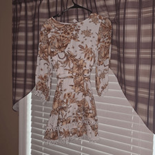NWOT, Stunning Open Back Elegant Mini Dress, Size Small