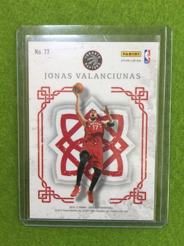 JONAS VALANCIUNAS RAPTORS REFRACTOR 2016-17 Excalibur Crusade Silver SP PRIZM#77 - Picture 2 of 12