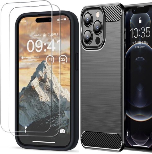 Custodia Rigida Antiurto Per IPhone &ndash; 15, 14 Pro Max, 13, 12, 11, XR, 8 &ndash; Silicone + Acrilico