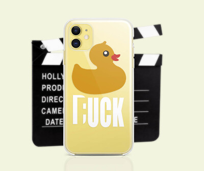 Funny Duck case for Phone 14 13 12 11 Pro Max mini Xs Xr X 8 Plus 7 6 SE 5 4