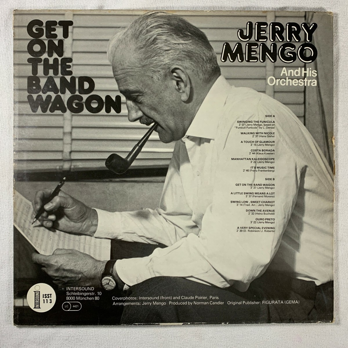 JERRY MENGO Get On The Band Wagon 1970 Import Vinyl LP Intersound