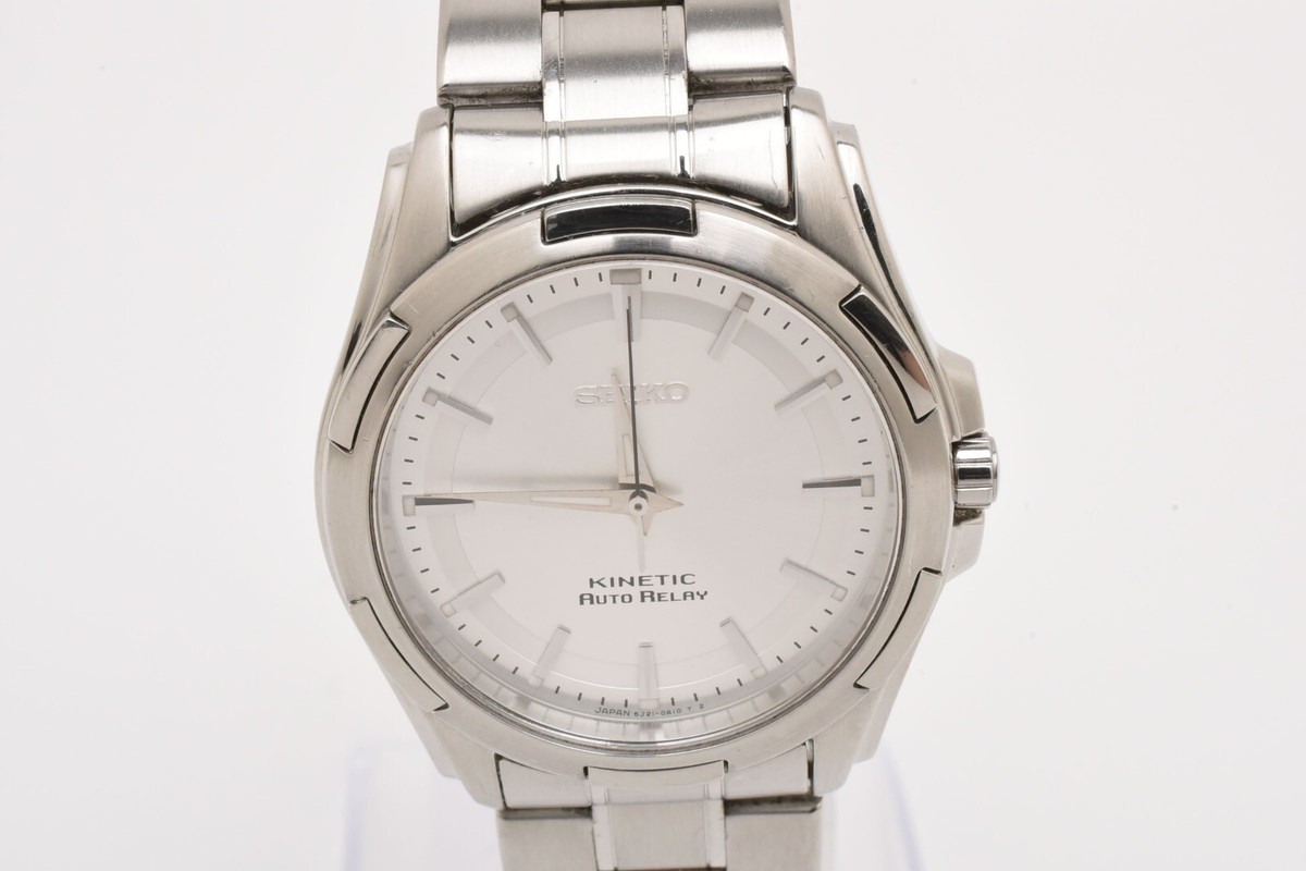 SEIKO セイコー KINETIC AUTO RELAY 5J21-0A10 Seiko] Elusive 