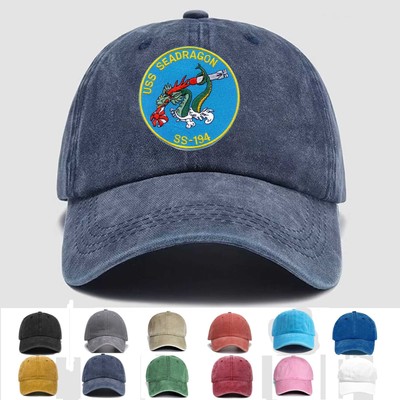 Custom Embroidered Hat SS-194 USS Seadragon, Veteran Cap, Trucker Hat, Gift Idea