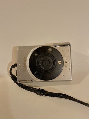 Canon rare metal ELPH APS 35mm Point and Shoot Film Camera 24-48mm