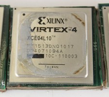 Lot of 3 Xilinx Virtex-4 XCE04L10 Chips for Chip Recovery