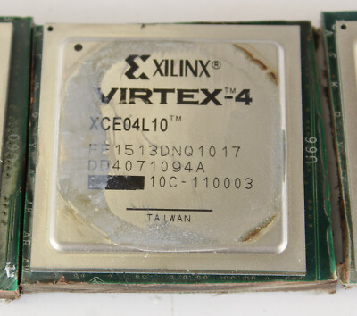 Lot of 3 Xilinx Virtex-4 XCE04L10 Chips for Chip Recovery