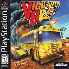 Vigilante 8 Playstation Game, Case, Manual (Complete)