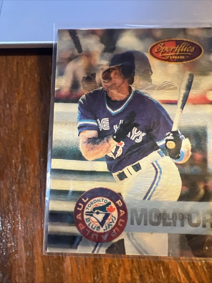 Paul Molitor 1994 Sportflics 2000 sin número especial sin usar Blue Jays Salón de la fama casi nuevo-como nuevo Foto 3 de 4