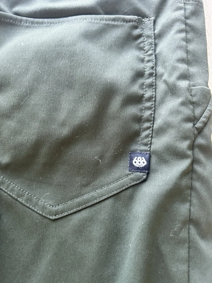 Pantalones 686 Everywhere Multi Shell para Hombres 32x32 Verde Calce Ajustado Técnico Senderismo Foto 4 de 4