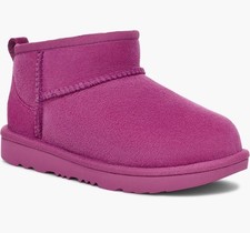 UGG Classic Ultra Mini Boots Big Kid Womens Sz 5 EU 37 NEW Mangosteen Pink