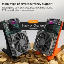 Bitcoins Miner NerdQaxe++ 4.8TH/s 4X BM1370 ASIC 2.4G WiFi 78W BTC Lottery Crypt