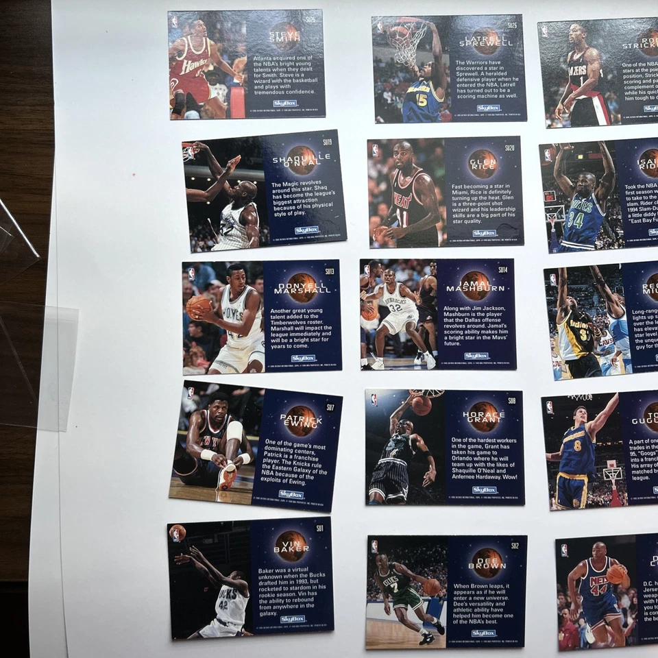 1994–95 SkyBox Premium Slammin’ Universe – Complete Insert Set (30) NM/M - Image 2 of 4