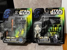 Star Wars Power Of The Force Hoth Snowtrooper & Probe Droid Deluxe NEW MOC