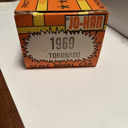1969 Oldsmobile Toronado Plastic Promo Friction Model By Johan With Box 1/25 - Picture 12 of 14