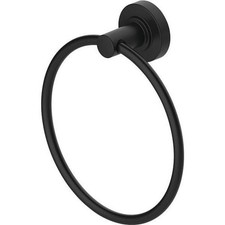 Matte Black Towel Ring Wall Mount - Premier Essen Model 3585636