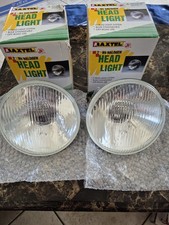 H4 Halogen Headlight Set 7" For 1971 1972 1973 Ford Mustang Replaceable Bulbs