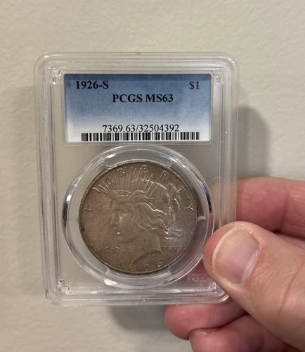 1926-S PCGS MS63 Peace Dollar