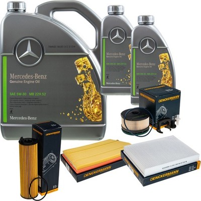 DENCKERMANN Inspektionspaket MB 5W-30 229.52 7L für Mercedes-Benz E-Klasse