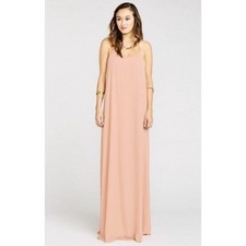 Show Me Your Mumu SMYM T-Rex dusty blush maxi dress NEW SMALL