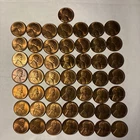 1944-P WHEAT Cents Lot Of 50 Coins Red/brown ConditionSee Pictures#4