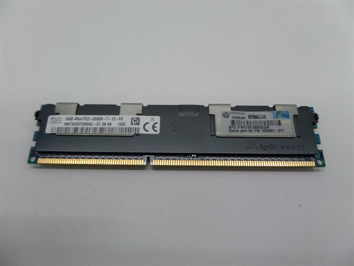 Hynix PC3-8500 DDR3-1066 Network Server RAM for sale | eBay