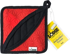 Lodge Manufacturing Company Trivet/Potholder, 1 Count, Red/Black