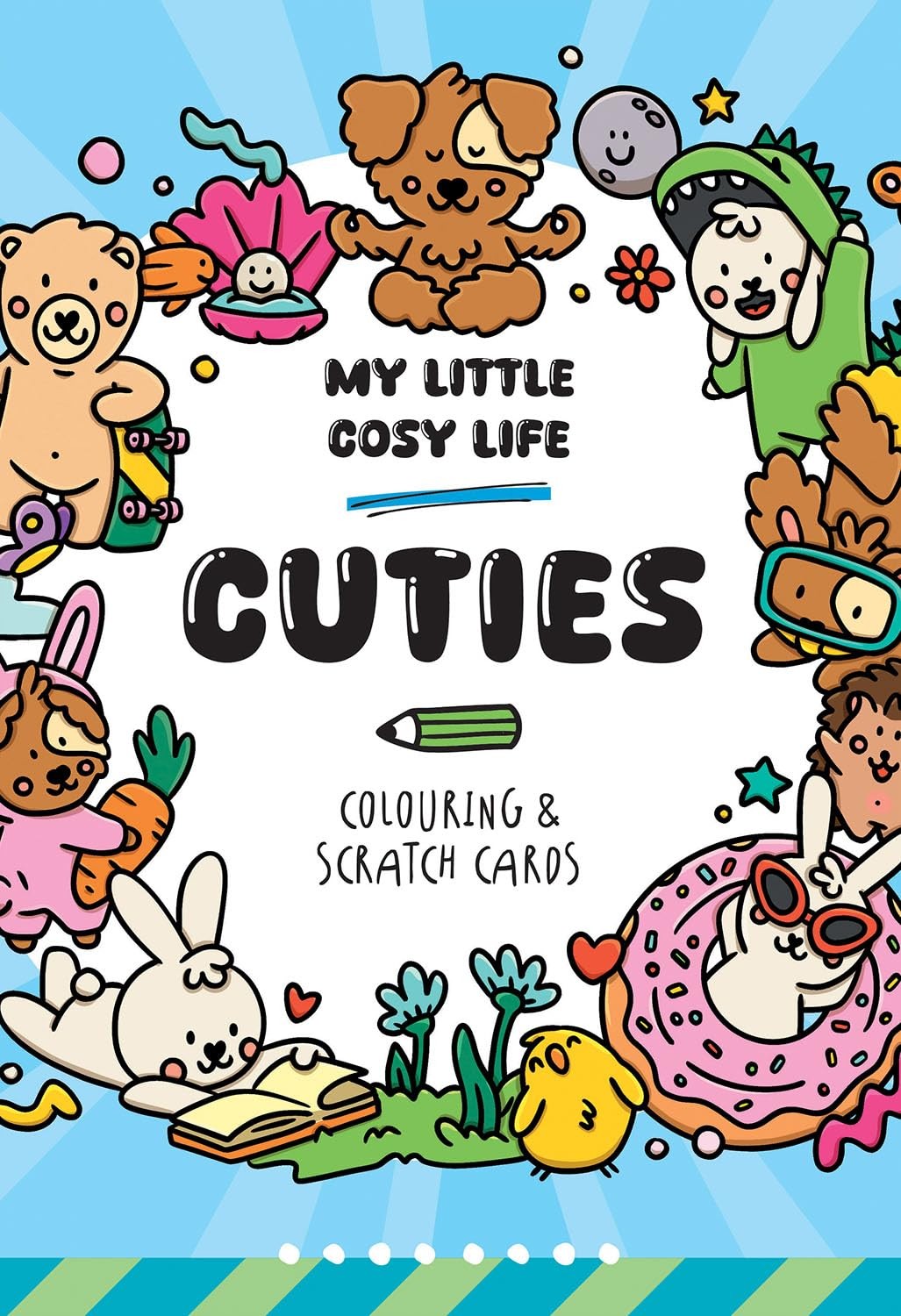 My Little Cosy Life Cuties Colouring  Scratch by Caro Van Den Berg PAPERBACK - Image 6