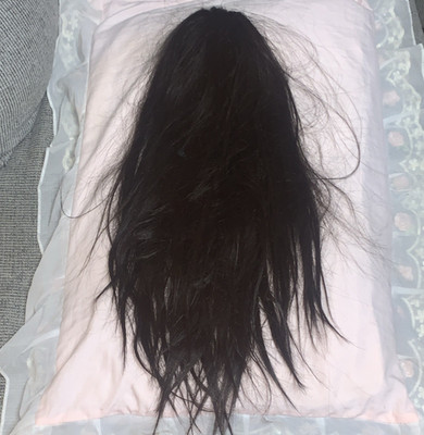 Model Model Clip-In Wiglet Hairpiece Dark Brown Straight Synthetic