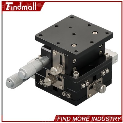 XYZ 60×60mm 3 Axis Linear Stage Trimming Platform Bearing Tuning Sliding Table