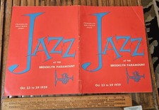 1959 BROOKLYN PARAMOUNT Jazz Program MILES Davis COUNT Basie Don Adams Shearing