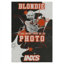 Blondie 2002 w/ INXS Starliners Concert Tour Photo Backstage Pass