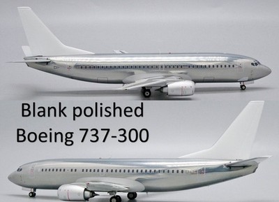 JC Wings 1/200 BK1070 Boeing 737-300 Blank Model, Polished Metal Finish