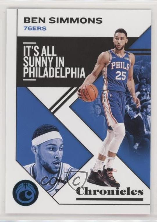 2019-20 Panini Chronicles Teal Ben Simmons #32 0f4