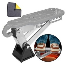 Universal Fit Car Door Step, Foldable Door Latch Step with Adjustable Silver