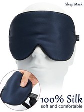 100% Natural Mulberry Silk Sleep Mask Soft and Comfortable Eye Patches Soft Blin