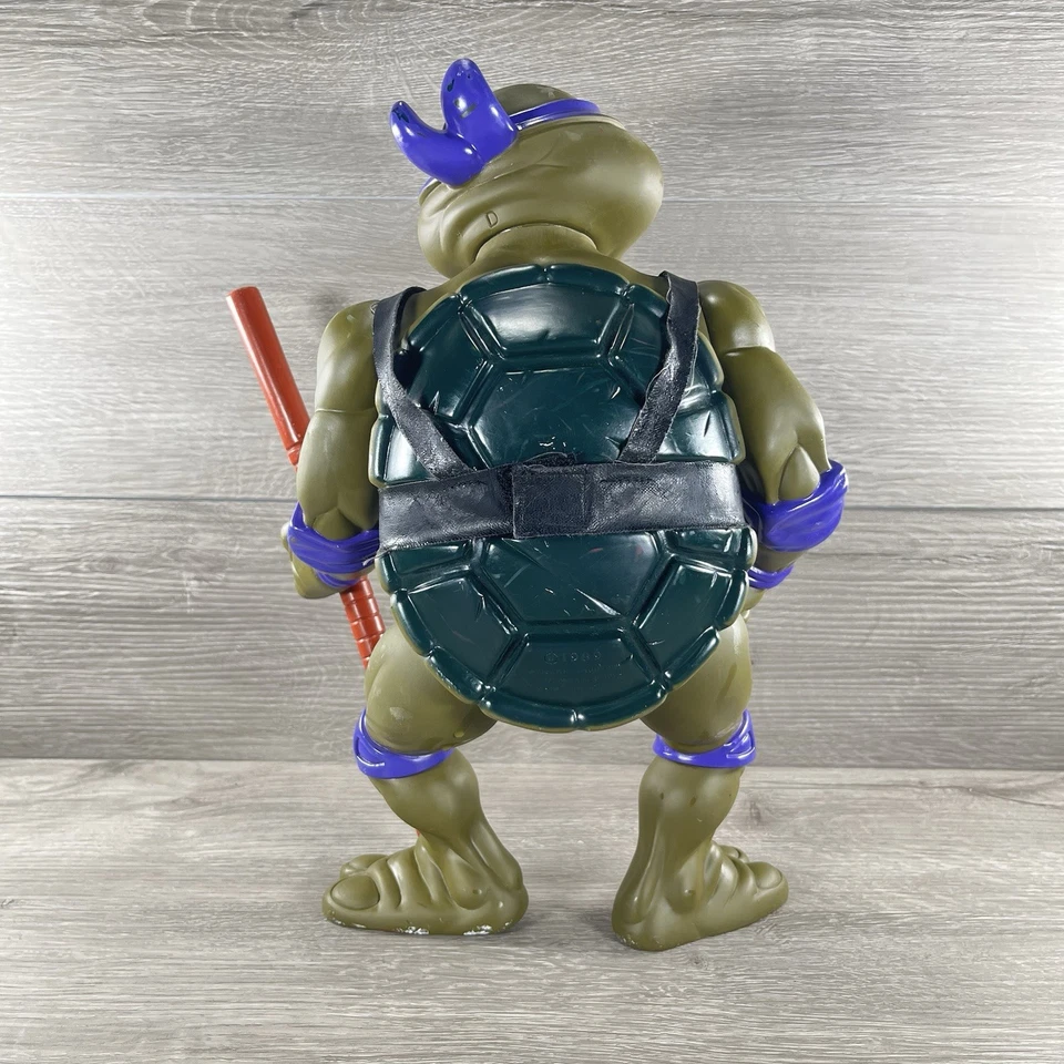 Vintage TMNT 13” Donatello Giant Figure With Belt & Weapon Playmates 1989 - Image 3 of 4