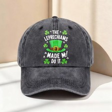 St.Patrick's Day Leprechaun Hat,Unisex Adjustable Cap,Multi-Color,Free Shipping