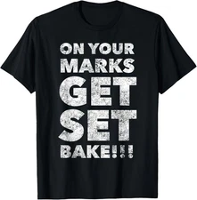 Get Set Bake Great Gift For British Fans Off Baking T-Shirt