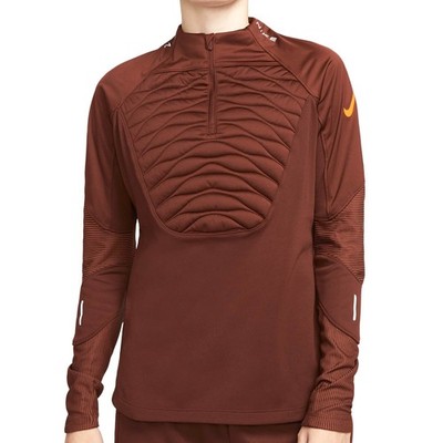 Brandneu mit Etikett Nike Therma-FIT Damen 1/4 Reißverschluss Laufen Training Top Bronze XS UK 8 69,99 £