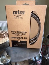Mira Response 1.25m Chrome Plastic Shower Hose Universal Fit Brand New Boxed UK